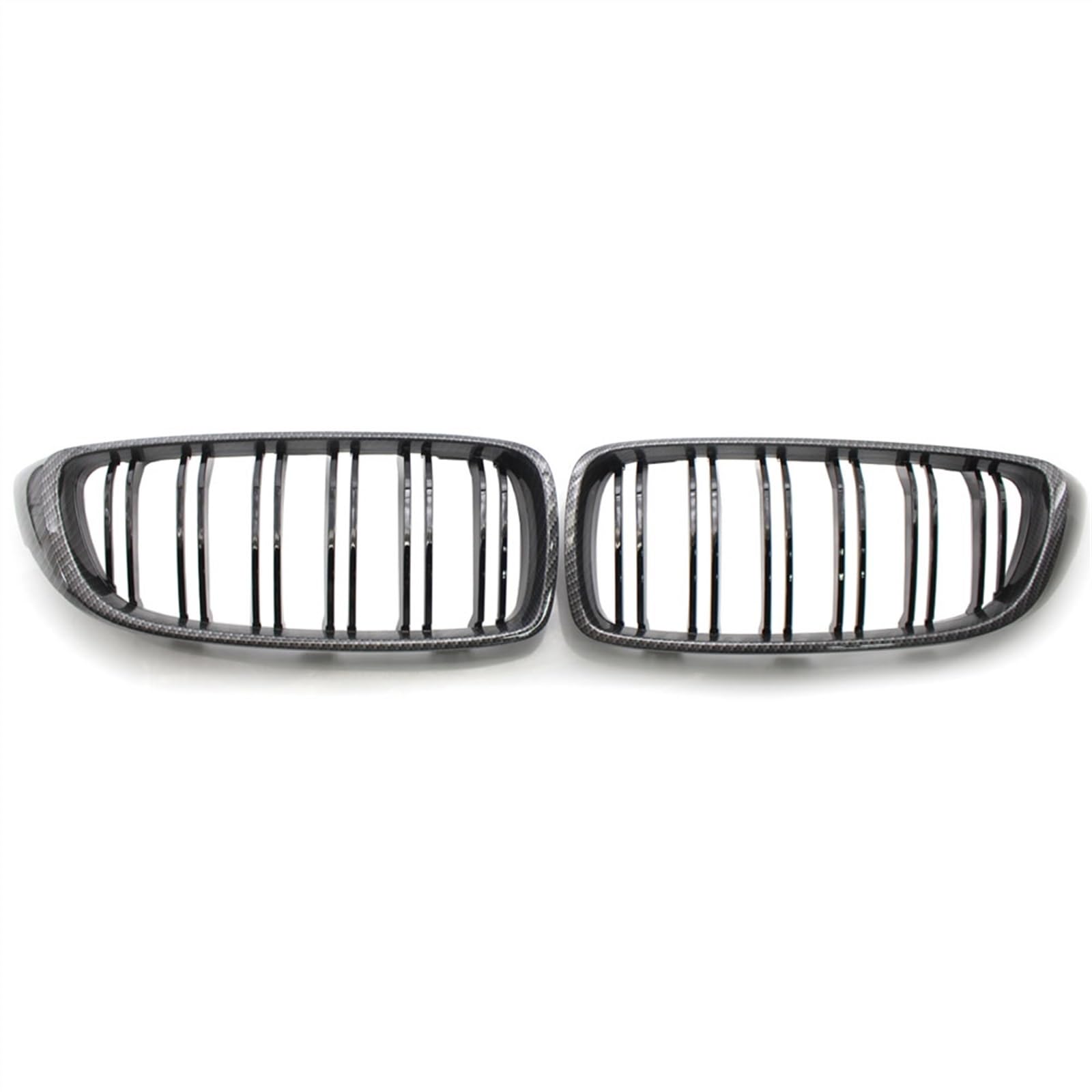 MKKDYC Kühlergrill vorne Kompatibel mit F32 F33 F36 F80 F82 2013 2014 2015 2016 2017 2018 Auto Obere Grillabdeckung Stoßstange Haube Lufteinlass Grill Front Nierengitter(Carbon Fiber) von MKKDYC