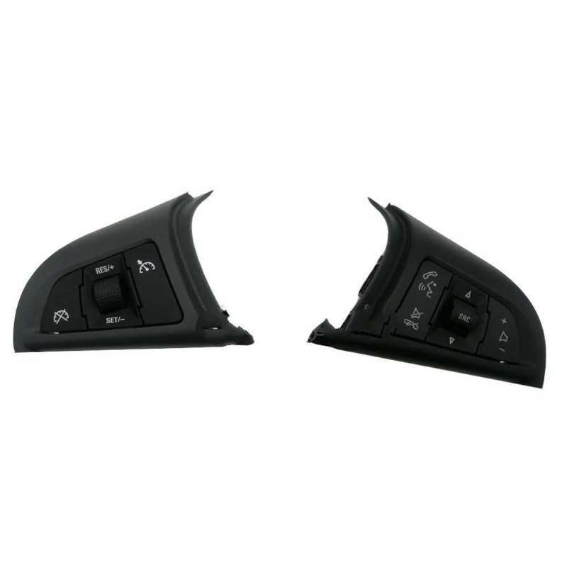 MKKDYC Multifunktions Lenkradtas Kompatibel Mit Chevrolet Für Cruze 2009 2010 2011 2012 2013 2014. Auto-Lenkrad-Audio-Lautstärkeschalter-Taste. Tempomat-Schalter-Taste.(1 Pair) von MKKDYC