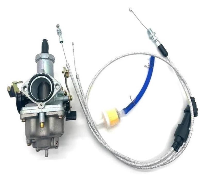 Vergasersystem Für Keihin Für ABM Für IRBIS Für TTR 250 200cc 250cc PZ30 30mm Motorrad Vergaser 120CM Motorrad Vergaser(Grau) von MKKHUYLBCM