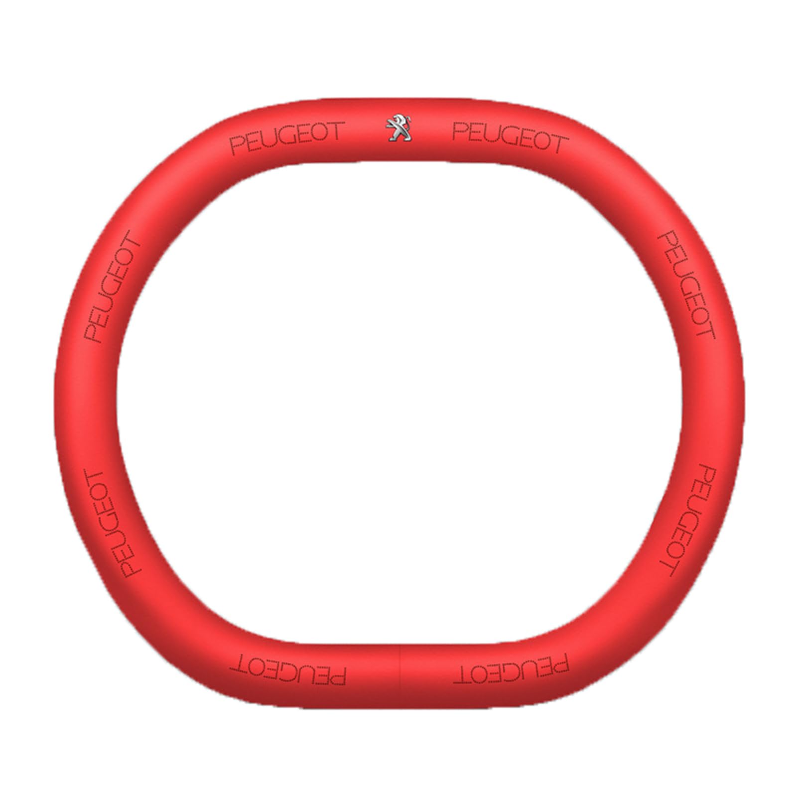 Auto Lenkradbezug Anti-Rutsch Lenkradhülle für Peugeot 106 2000-2003,Mikrofaser Leder Atmungsaktiv Steering Wheel Cover Autozubehör,B-Red von MKNHCGSZ