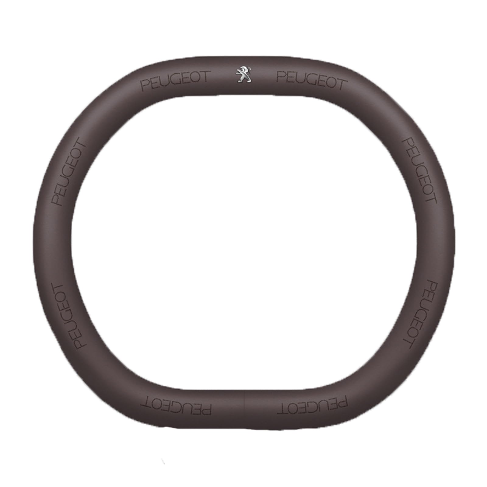 Auto Lenkradbezug Anti-Rutsch Lenkradhülle für Peugeot 2008 2013-2024,Mikrofaser Leder Atmungsaktiv Steering Wheel Cover Autozubehör,B-Brown von MKNHCGSZ