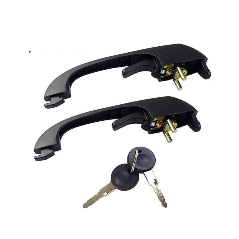 MKKTKFVVEX Außener Türgriff links oder rechts for 2 Keys kompatibel for Volkswagen T3 kompatibel for dem Transporter III. Bus 1979-1992 OE 251837205 Äußerer Türgriff von MKTKFVVEX