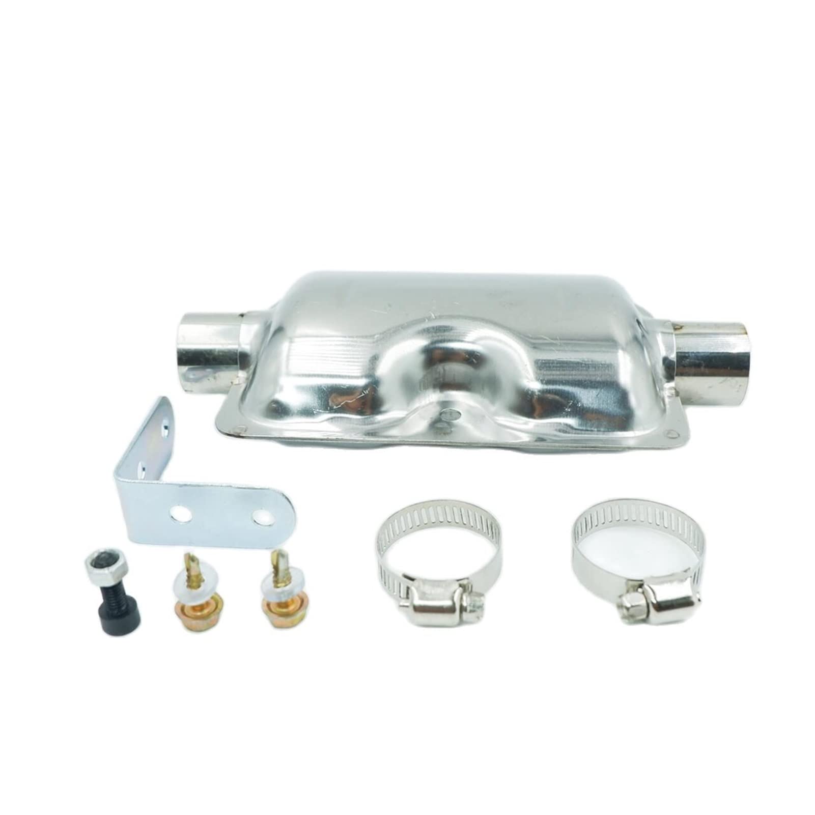 MKTKFVVEX 24mm Schalldämpfer Schalldämpfer + Klemme + Halterung Auto Air Diesel Parkheizung Auspuffrohr Edelstahl Fit for Webasto Fit for Eberspacher Heizungsteile und Zubehör von MKTKFVVEX