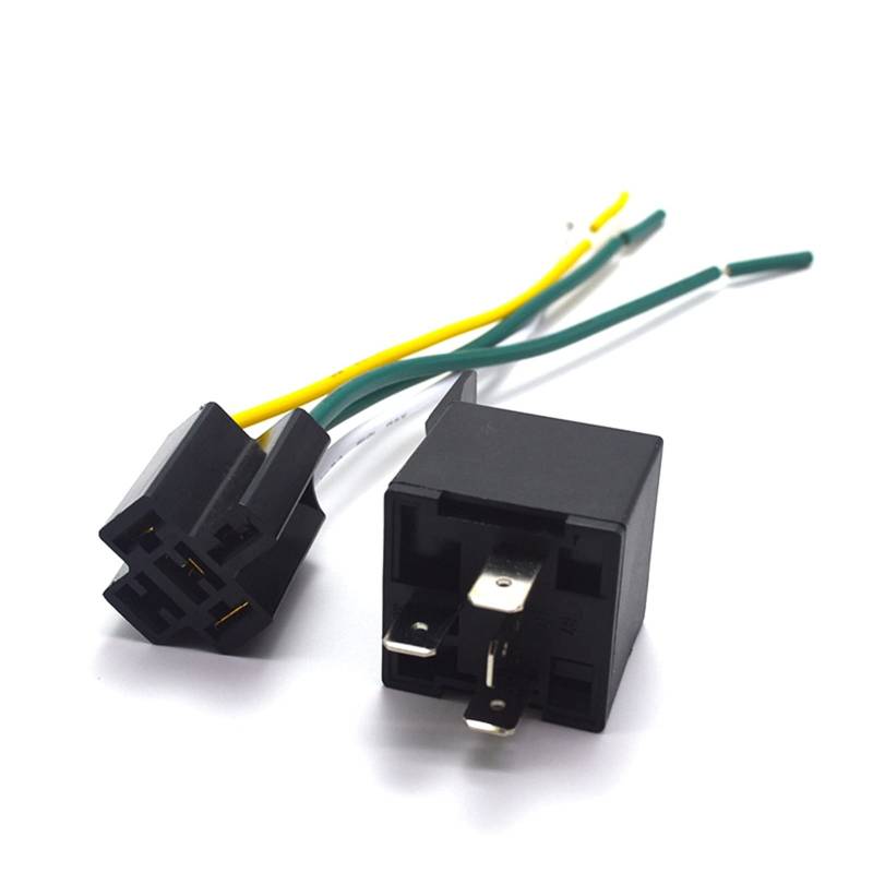 MKTKFVVEX Wasserdichte Automobilrelais 12V 4Pin 5Pin 40A Normal geschlossen Normalerweise öffentliches Relais for Stecker und Draht Schalter und Relais(Closed relay) von MKTKFVVEX