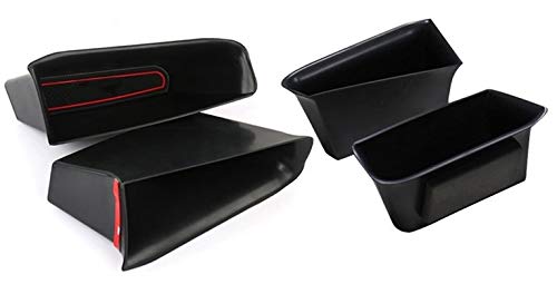 Aufbewahrungsbox für die Armlehne des Autos, MKVAXR Auto-Styling-Armaturenbrett-Aufbewahrungsbox, Organizer-Koffer, Innenraum, for VW, for Tiguan, 2007-2017 Zubehör(4 Door Storage Box) von MKVAXR