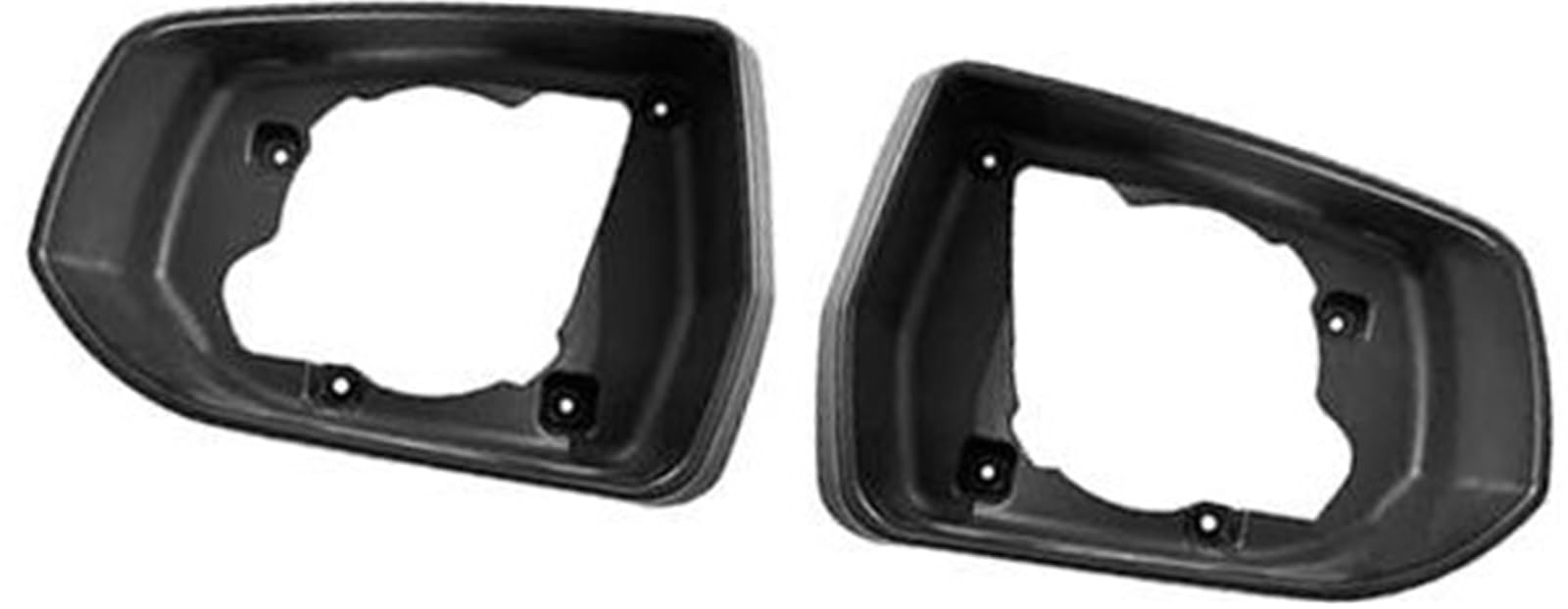 Auto-Seitenspiegelgehäuse, MKVAXR Auto-Rückspiegelkappe, for Chevrolet, for Malibu 2012–2018, Autotür-Seitenspiegelabdeckungen, Rahmenhalter, Gehäuseverkleidung(BLACK Left Right) von MKVAXR