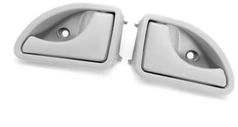 Autotürgriffverkleidung, MKVAXR 1 Paar Auto-Innentürgriff vorne links rechts Knopf 8200247802 82002478, for Renault, for Kangoo 1997–2007, for Twingo 1997–2003(Gray) von MKVAXR