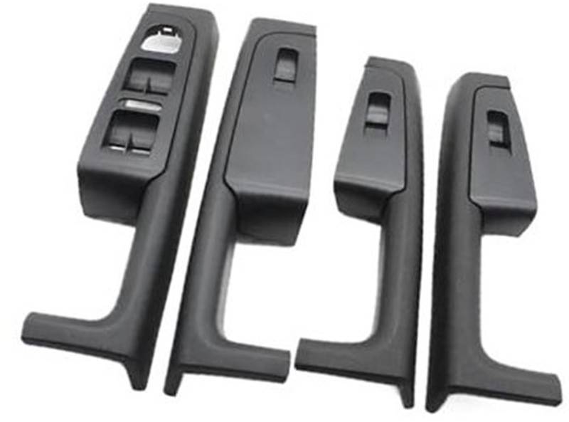 Autotürgriffverkleidung, MKVAXR For Skoda, for Superb 2008 2009 2010–2013 3TD867158A Auto vorne hinten Innentürgriff Armlehnenrahmen Schalter Bedienfeldverkleidung(BLACK 4pcs-black) von MKVAXR