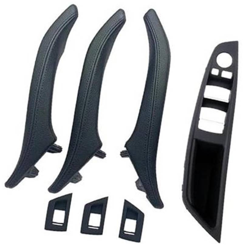 Autotürgriffverkleidung, MKVAXR LHD RHD Innentürgriff-Set, for, 5er F10 F11 F18 520 523 525 528 530 535 2010 2011–2017 51417225873 51417359283(BLACK Rhd Black Set) von MKVAXR