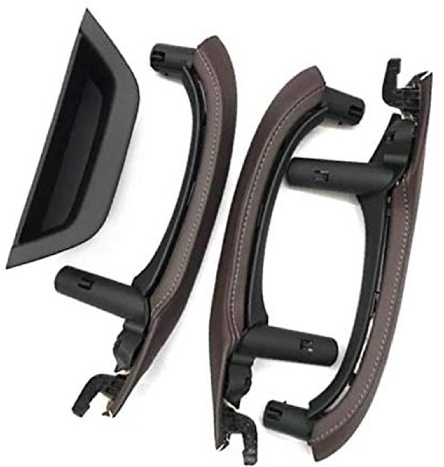 Autotürgriffverkleidung, MKVAXR LHD RHD Innentürgriff mit Lederbezug, komplettes Set, for, X3 X4 F25 F26 2010–2016(Moka) von MKVAXR