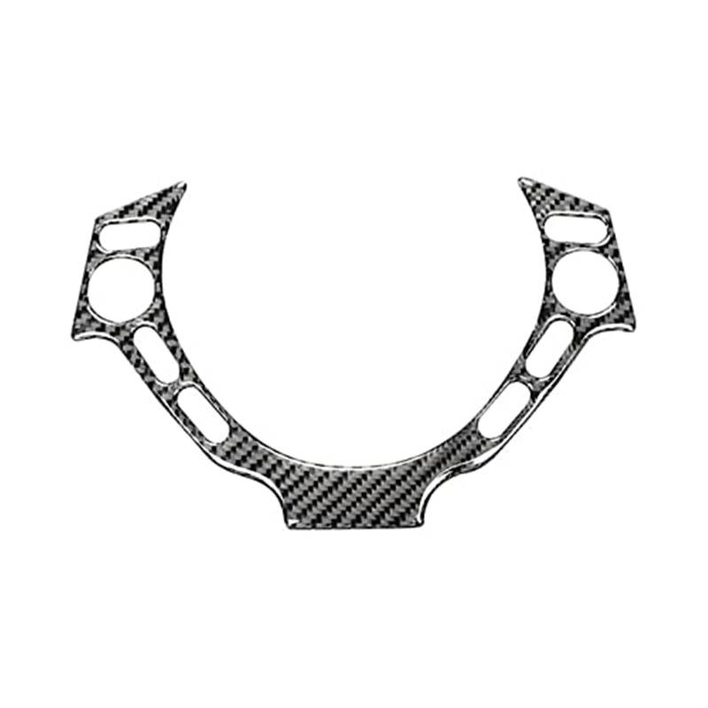 Lenkradbezüge, MKVAXR, for Nissan, GTR R35 2009–2015, Kohlefaser, Auto-Lenkrad-Knopfabdeckung, Zierrahmen, Innenzubehör von MKVAXR