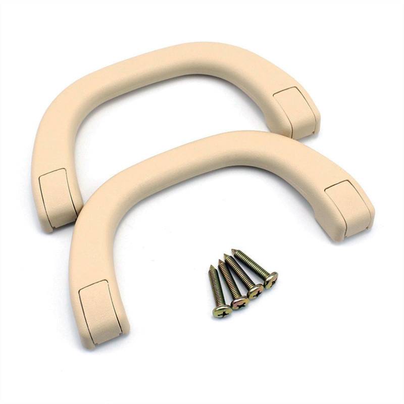 MKVAXR 1/2 Stück Auto-Innendach-Armlehnen-Sicherheitsgriff, for Mitsubishi, for Pajero V31 V32 V33 V73 V77 1991–2006 Autodach-Armlehnengriff(2pcs Beige) von MKVAXR