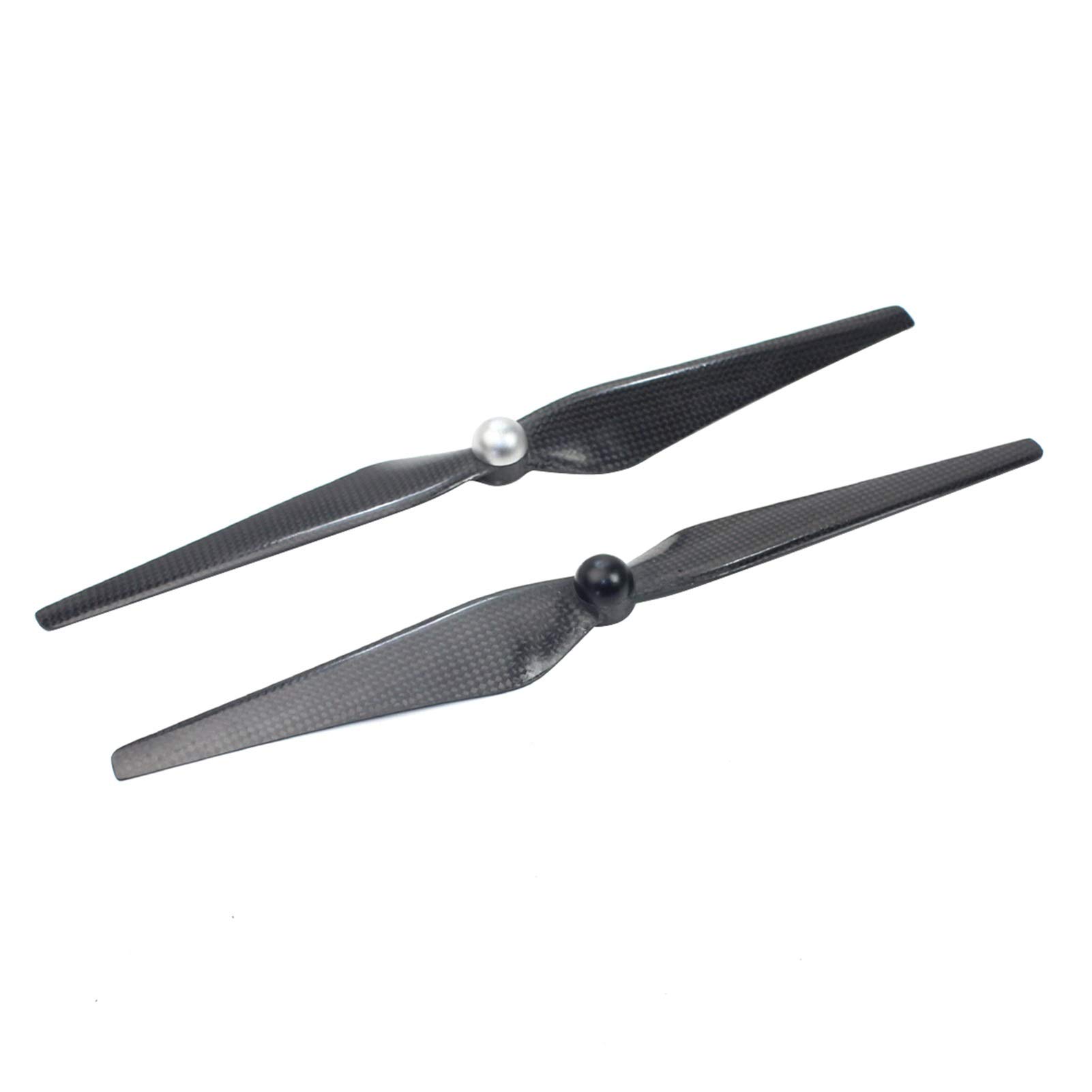 MKVAXR 1 Paar 12x4.2 1242 Selbstsichernde CW CCW Kohlefaser-Propeller mit Schraubverschluss, for DJI, E600 Props Drone Ersatzteile DIY Zubehör Ersatzklingenteile von MKVAXR