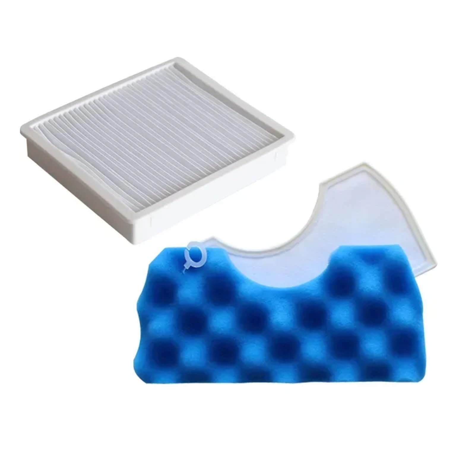 MKVAXR 1 Satz Blauer Schwammfilter + 1 Satz staubdichter weißer Filter, for Samsung, DJ63-00669A SC43-47 SC4520 SC4740 VC-9625 Autozubehör Auto-Vakuumfilter(Blue) von MKVAXR