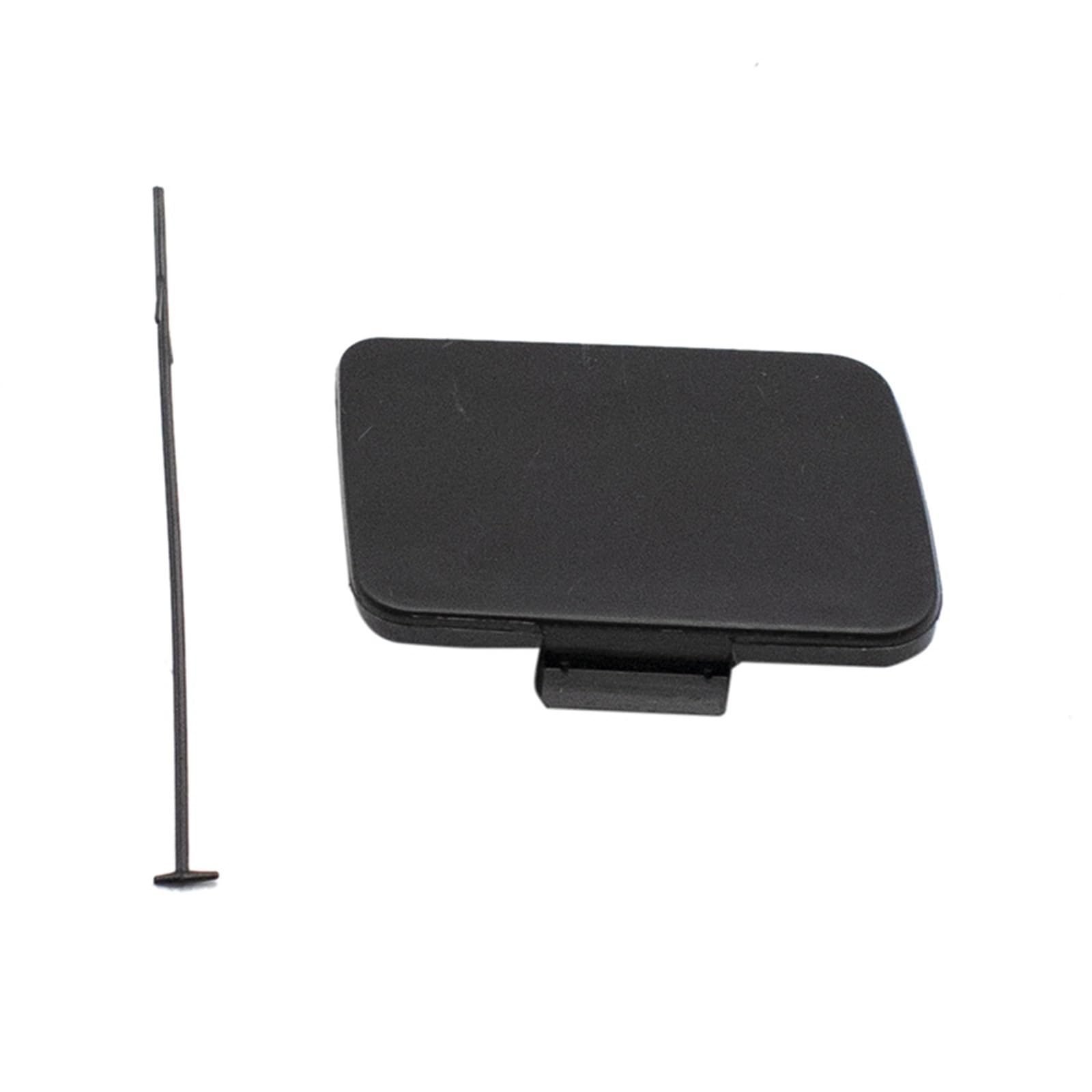 MKVAXR 1 Stück Auto Frontstoßstange Spoiler Abschleppöse Hakenabdeckung, for, A4 S4 Quattro B6 8E0807241 Schwarz Abdeckung der Abschleppösenklappe von MKVAXR