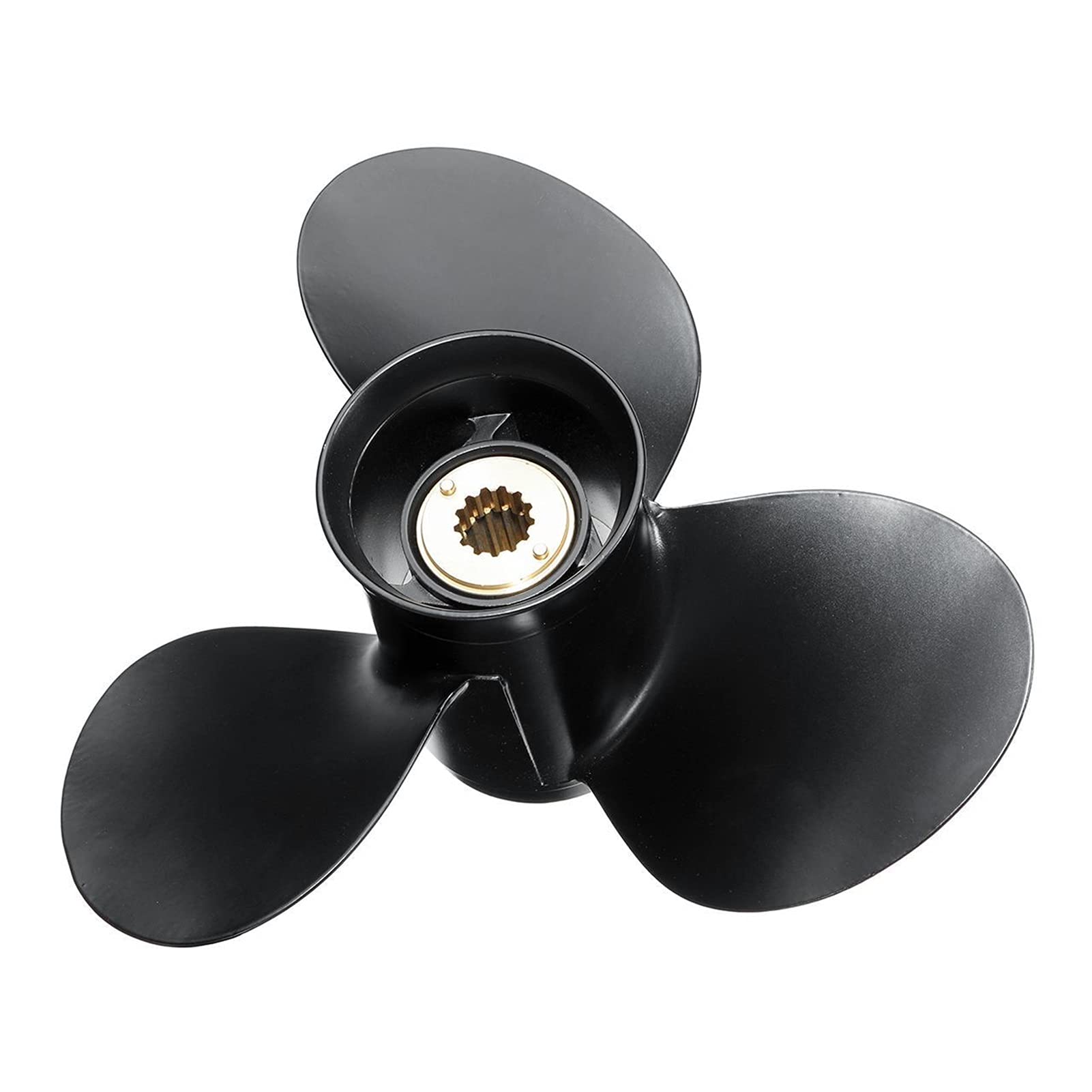 MKVAXR 10 1/2 x 13 Aluminium-Außenbord-Propellermotor 25–70 PS 48-816704A40 Marine-Propeller, 13 Zähne, Spline, 3 Blätter Außenbordmotorpropeller von MKVAXR