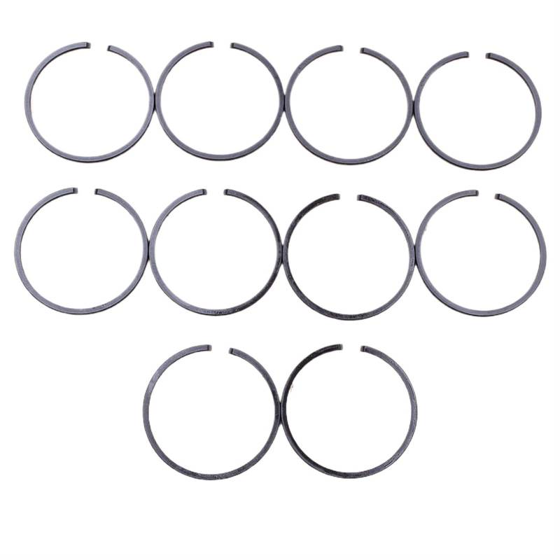 MKVAXR 10-teiliges Kolbenring-Set 35 mm x 1,5 mm, for STIHL FS120 FS160 FS300 FS120R BT120C BT121 Trimmer-Freischneider-Teil Kolbenring Für Kettensägenmotor von MKVAXR