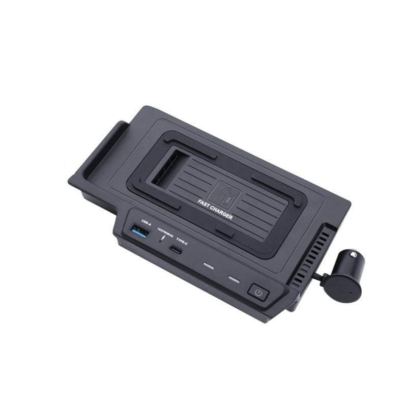 MKVAXR 15W kabelloses Ladegerät, for Mercedes-Benz, for Gle W167 C167 V167, for Gls X167 400d 350/amg, for Gle 450 2022 QI Phone USB-Ladezubehör Kabellose Ladeplatte von MKVAXR