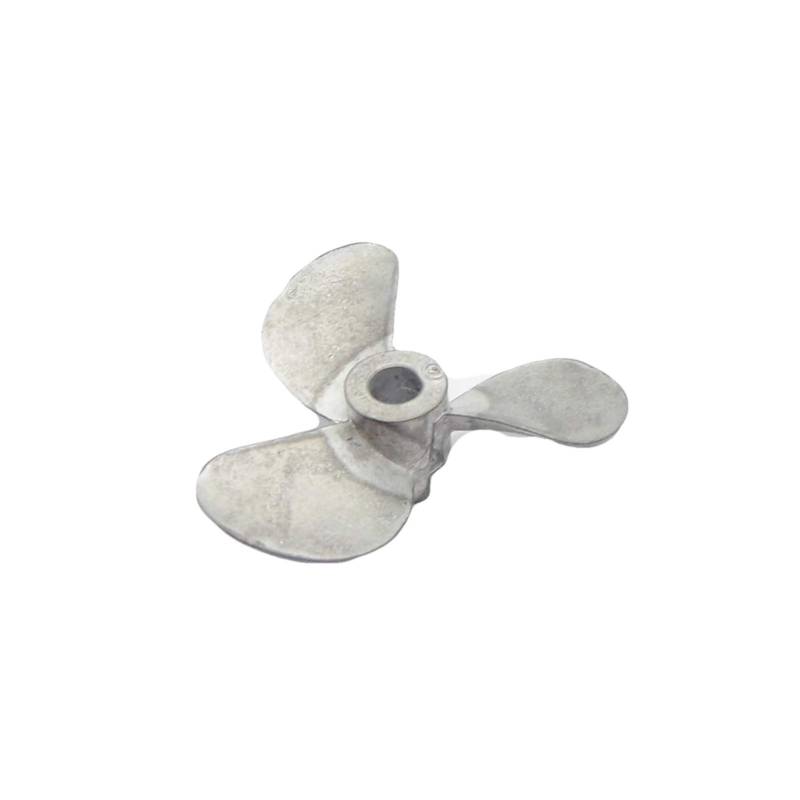 MKVAXR 1PC Rechts Links Hand 4mm Welle 3-Blätter Metall Propeller Untergetaucht Prop 28mm 32mm 36mm 40mm 44mm 48mm RC Boot Marine Schlepper Köder Blade Marine Propeller(D48mm Left Hand) von MKVAXR