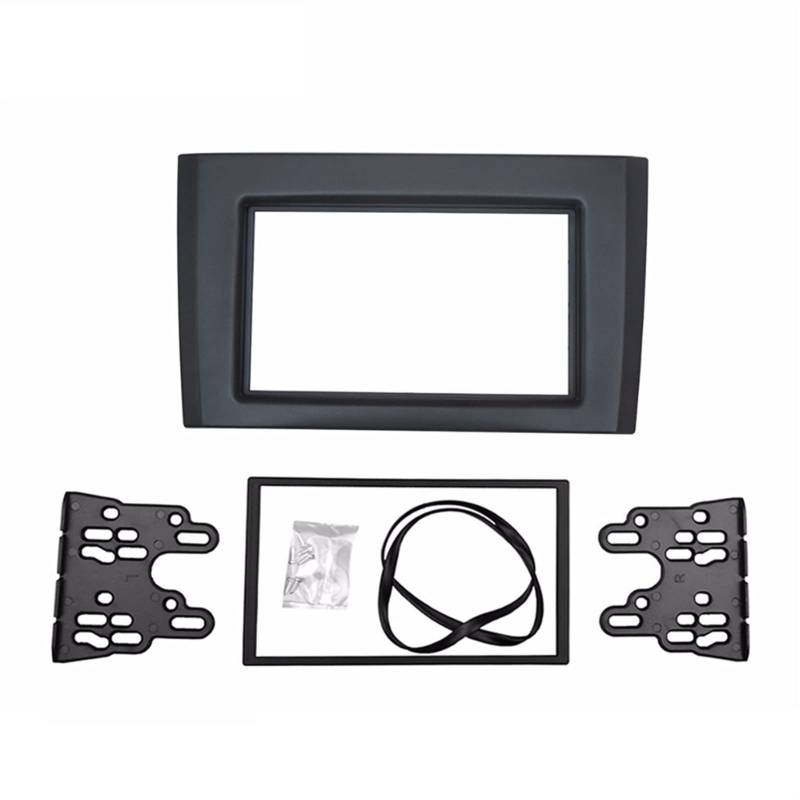 MKVAXR 2-DIN-Radioblende, Armaturenbrett-Installation, Stereo-Panel, CD-Verkleidungssatz, Frontrahmenblende, for Volvo, XC90 ab 2002 Stereo-Blendenabdeckung(173X98mm) von MKVAXR