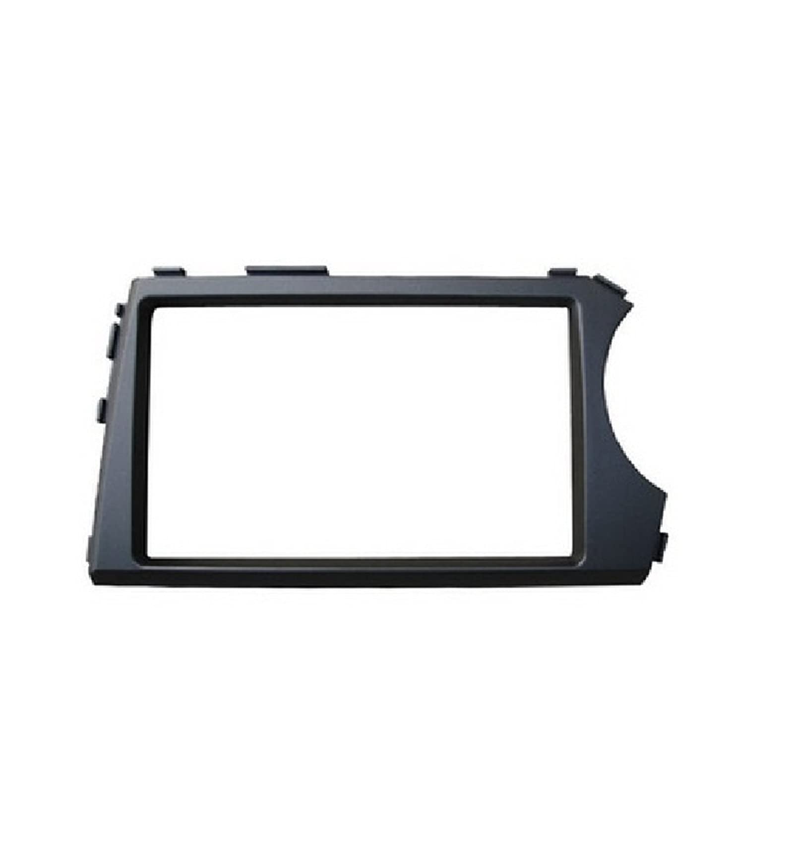 MKVAXR 2 Din Audio Fascia Radio GPS DVD Stereo CD Panel Dash Mount Installation Trim Kit Rahmen, for Ssang Yong, for Actyon 2006-2009 Kyron 2005 On Autoradio-Armaturenbrettrahmen(Right drive,178X102mm von MKVAXR