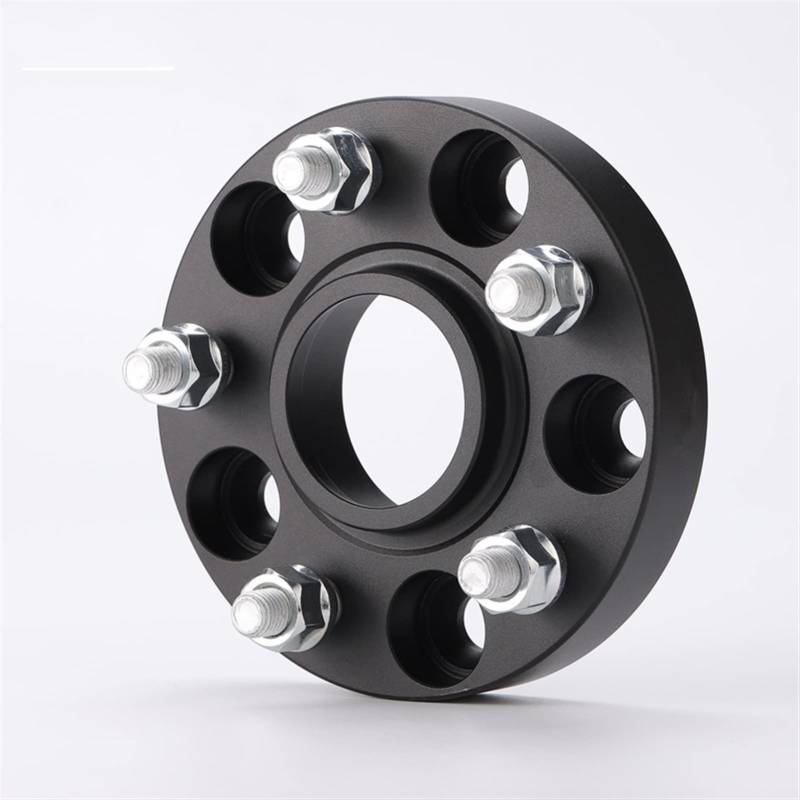 MKVAXR 2 stück PCD 5x112 CB 66,6mm Spurverbreiterung Adapter, for Mercedes-Benz, for, for, geschmiedete Aluminium Legierung Nabenzentrische Spurverbreiterungen(30mm Black Spacer) von MKVAXR