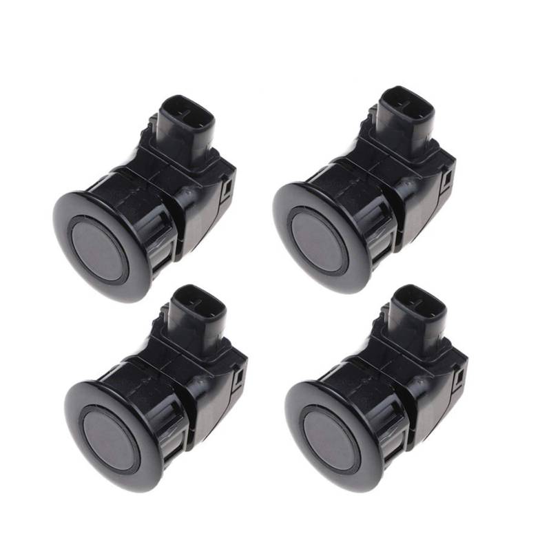 MKVAXR 3 Farbe 4PCS PDC Parksensor, for Lexus, IS250 220d F 300C 250C GS300 430 460 300 350 450H 8934130021 Pdc-Parksensor für Autos(Black) von MKVAXR