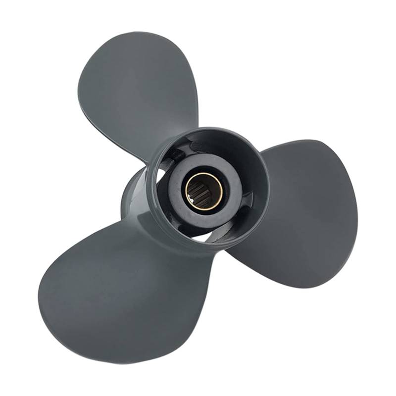 MKVAXR 35–60 PS 11 3/8 x 12 P Boot Außenbordpropeller grau 3 Klingen 13 Spline Zahn Marine Teile Außenbordmotorpropeller von MKVAXR