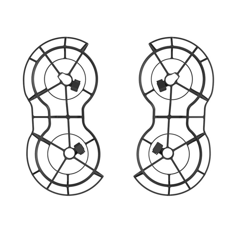 MKVAXR 360 ° Propellerschutz-Montierte Schutzabdeckung, for DJI, for Mavic, for Mini, 2 Stoßfängerringblätter Antikollisionsdrohne Ersatzklingenteile von MKVAXR