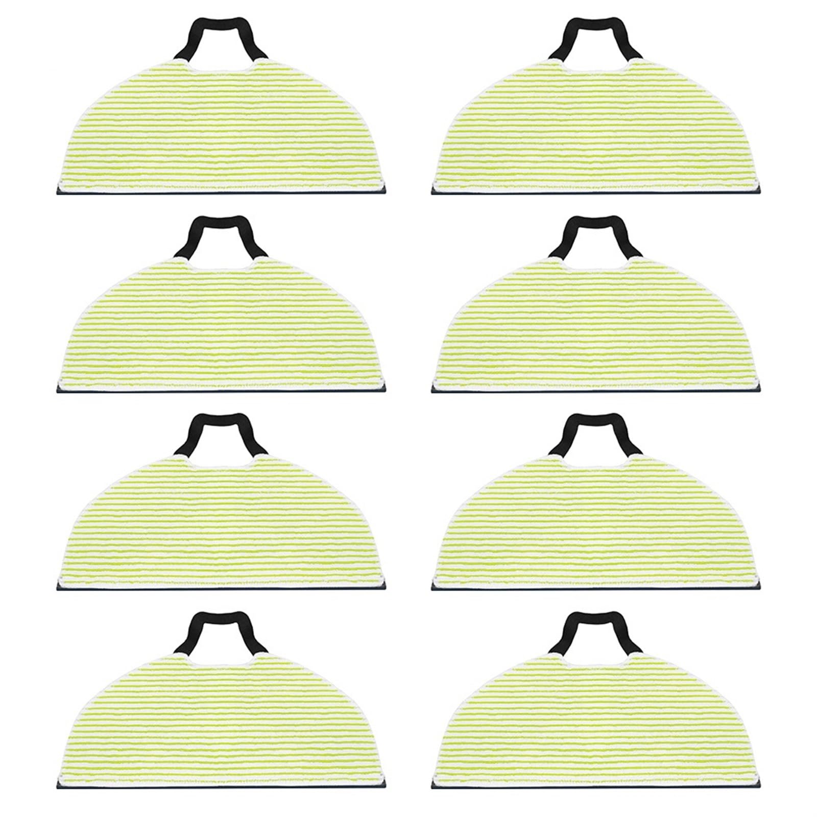 MKVAXR 4/8 Stück Mopp-Pads, for Shark, for RV2610WA AV2610WA Staubsauger, Ersatz-Mikrofaser-Weichpads, trockene und nasse Bodenreinigung Wischpads(8 Pack) von MKVAXR