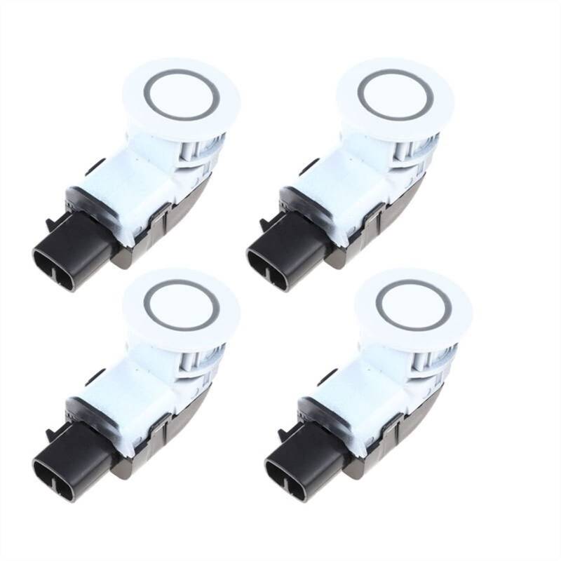 MKVAXR 4 STÜCKE PDC Einparkhilfe Rückfahrsensor, for Toyota, for Lexus, LS430 GS430 IS250 IS350 89341-50011 8934150011 Einparkhilfesensor(White) von MKVAXR