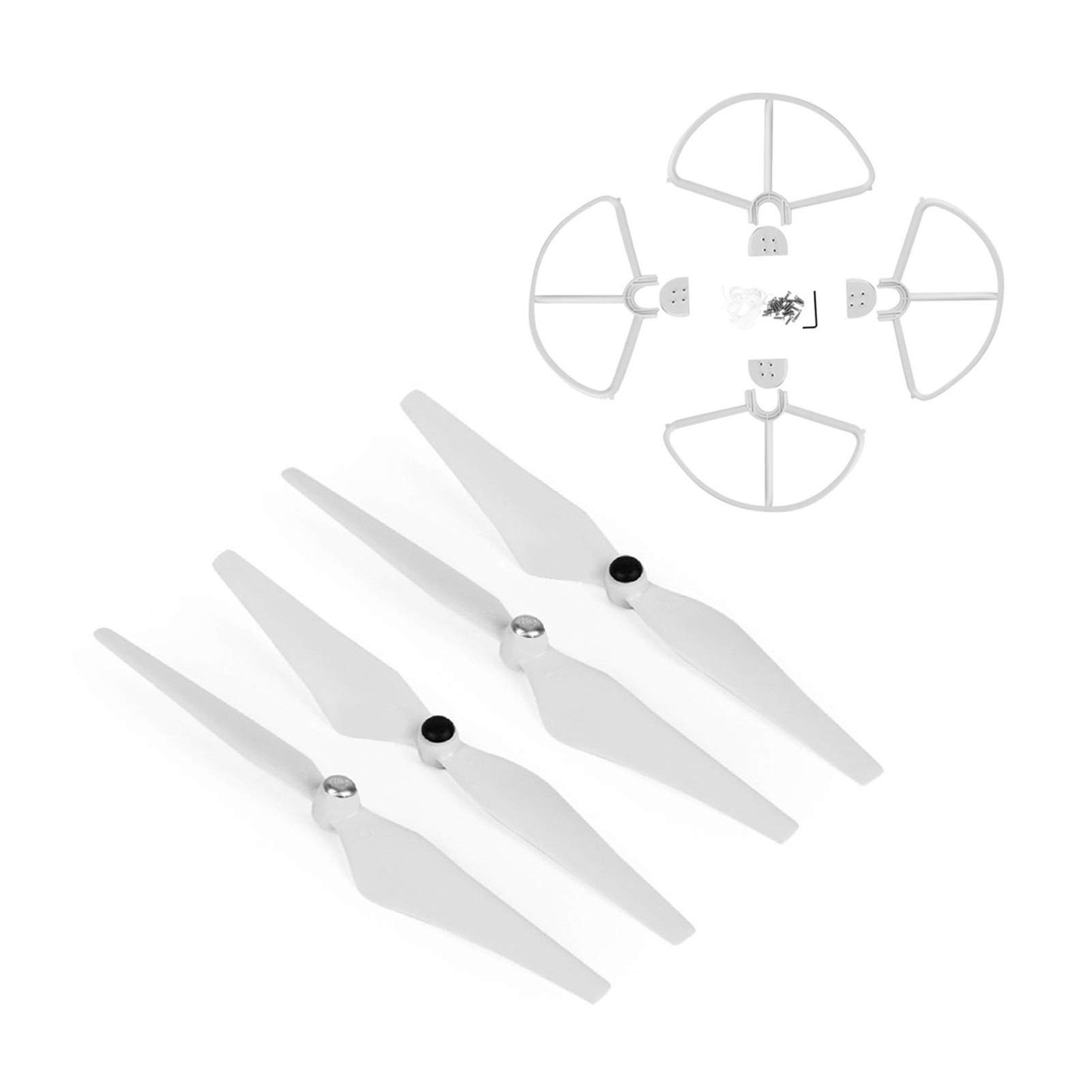 MKVAXR 4-teiliger Propellerschutz for Phantom 3 Standard Professional Advanced Quick Release Blade Bumper 9450 Ersatzklingenteile von MKVAXR