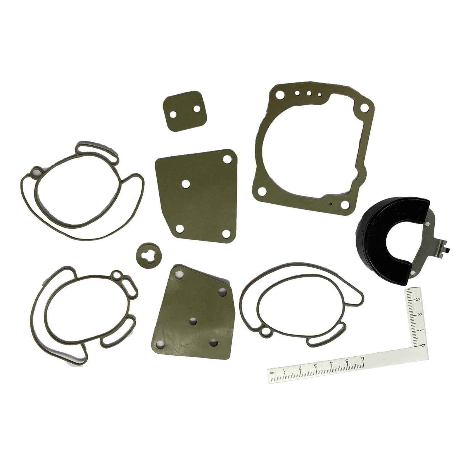 MKVAXR 4er-Pack Vergaserreparatursatz 438996 435442 436852 18-7247, for Johnson, for Evinrude V4 V6 60 90 Grad 90 100 105 115 150 175 PS Vergaser-Dichtungssatz von MKVAXR