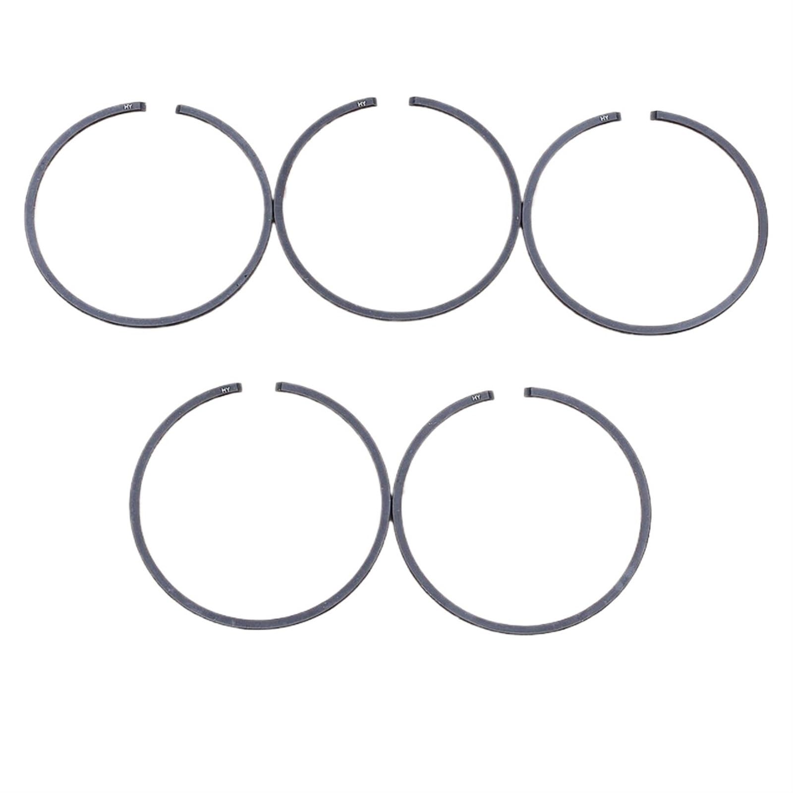 MKVAXR 5PCS 50mm X 1,2mm Kolbenringe Kit, for Husqvarna 365 365XP 371 372 372XP 362 Kettensäge Ersatzteil 11280343000 Kolbenring Für Kettensägenmotor von MKVAXR