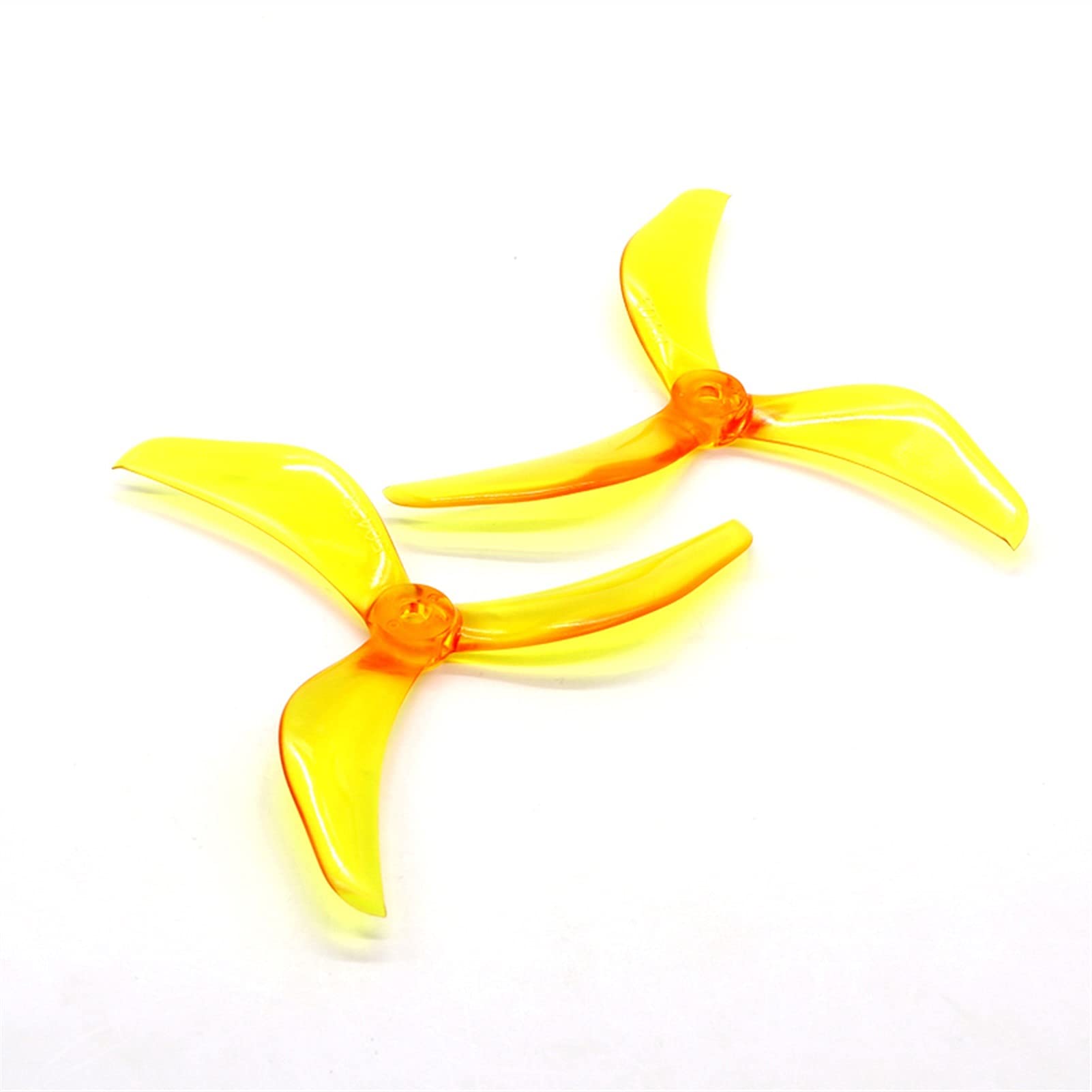 MKVAXR 5X4,3X3 3-Blatt-Propeller, for RC FPV Racing Freestyle 5-Zoll-Drohnen Drohnen-Propeller-Set(3Pairs Yellow) von MKVAXR