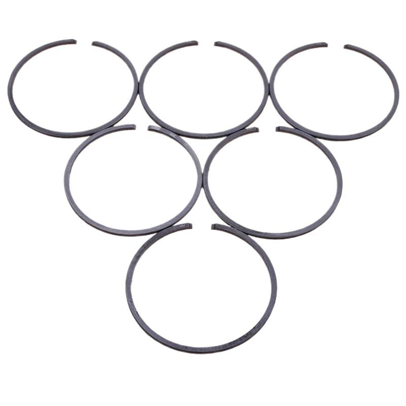 MKVAXR 6 Stück 38 mm x 1,2 mm Kolbenringe, for STIHL 018 MS180 MS 180, Kettensägen-Ersatzteil 1130 034 3002 Kolbenring Für Kettensägenmotor von MKVAXR