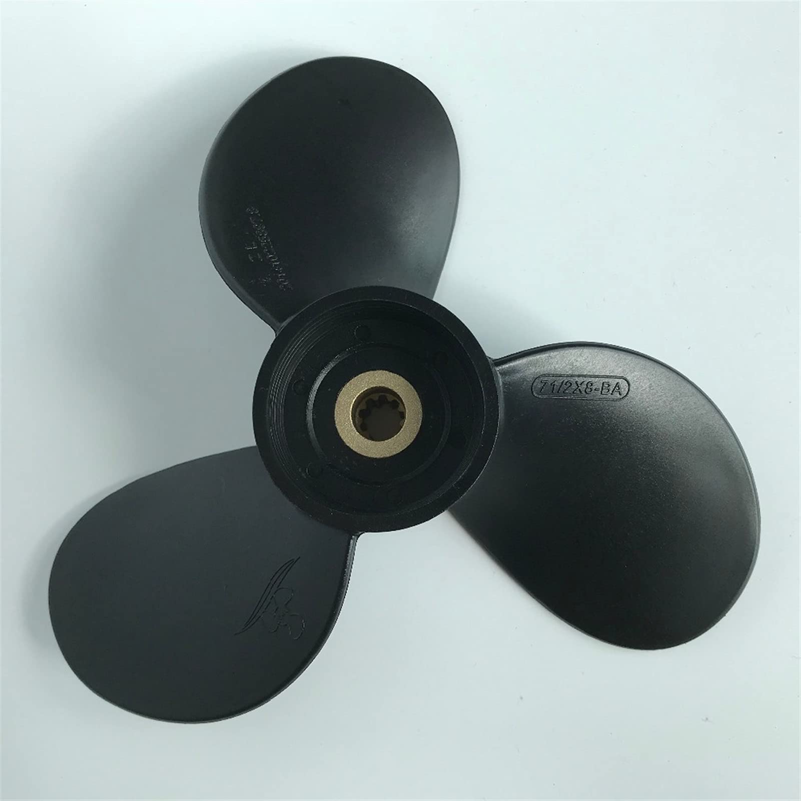 MKVAXR 7 1/2x8 Kunststoffpropeller 2,5-6 PS, for Hidea-Propeller 9 Zähne, for Hidea-Bootszubehör-Marinepropeller Außenbordmotorpropeller von MKVAXR