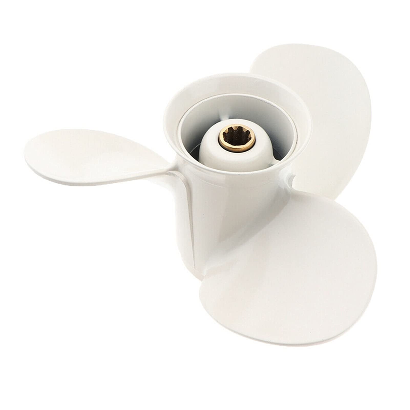 MKVAXR 9 1/4 X 10-J1 3-Blatt-Außenbordmotor-Propeller aus Aluminiumlegierung, for Yamaha, 9,9–15 PS Blade Marine Propeller von MKVAXR