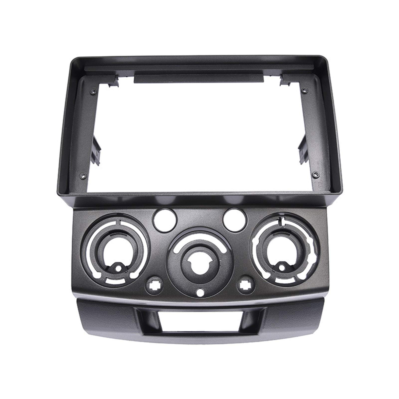 MKVAXR 9-Zoll-Radio-Blende, Armaturenbrett-Einbau-Zierrahmen, for Ford, Everest 2006 bis jetzt Ranger 2006–2010, for Mazda, BT-50 2006–2011 Stereo-Blendenabdeckung von MKVAXR