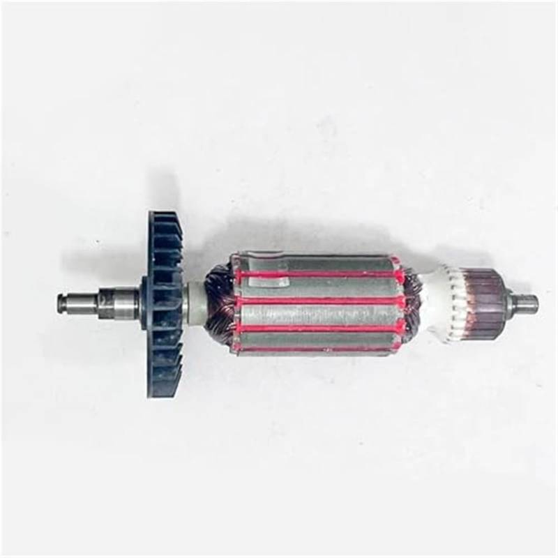 MKVAXR AC220-240V Anker, for makita, 9523 9523N 9524NB 9525NB Power Tools Motor Rotor Anker Stator Spule Ersatzteile Ankerrotor für Gartengeräte(Black Stator) von MKVAXR