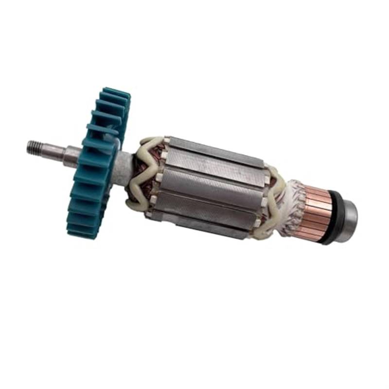 MKVAXR AC220V-240V Anker Rotor Anker Ersatz, for Makita, Winkelschleifer GA6010 GA6020 GA5020 GA5010 Ankerrotor für Gartengeräte(Black Armature Pro) von MKVAXR