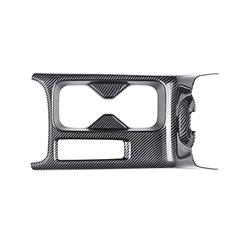 MKVAXR Auto Carbon Fiber Center Console Wasserbecherhalter Dekoration Abdeckung Zieraufkleber, for V, for Vezel, 2021 2022 LHD Schieberollo-Abdeckung von MKVAXR