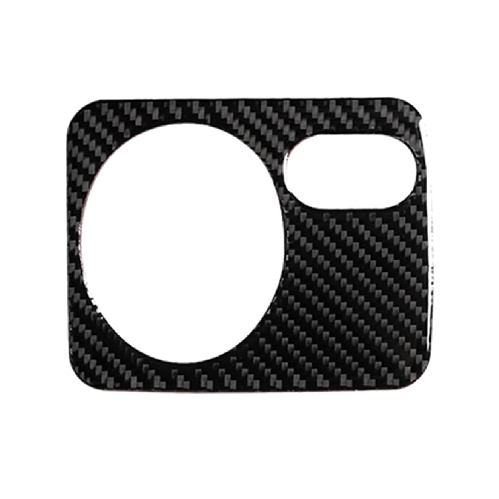 MKVAXR Auto Carbon Fiber Center Control CD Panel Entlüftungsöffnung Gangschaltung Türschale Scheinwerferschalter Abdeckung Rahmen Innenverkleidung, for VW, for Golf, 6 MK6 Fensterheber-Knopfrahmen(C f von MKVAXR