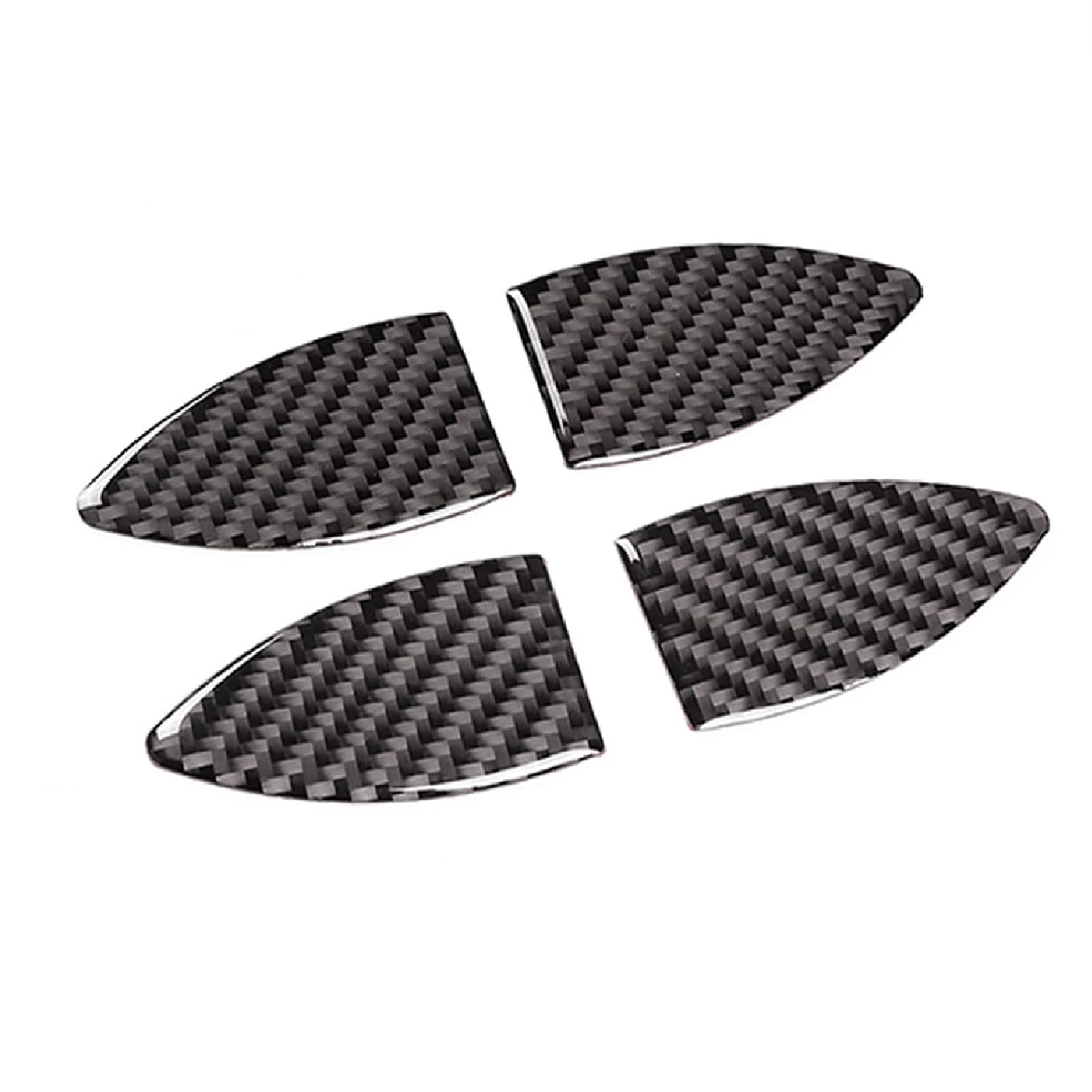 MKVAXR Auto Carbon Fiber Center Control Gangschaltung Handbremshebel Fensterheber Tür Schüssel Panel Abdeckung Rahmenverkleidung, for Toyota, for RAV4, 2006-2012 Fensterheber-Knopfrahmen(Door Bowl) von MKVAXR