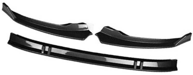 MKVAXR Auto-Frontspoiler, for A3 2021–2022, Auto-Frontstoßstangen-Splitter, Diffusor, Lippenschutz, Spoilerlippenschutz, Frontstoßstangen-Lippenspoiler Frontspoiler-Kit(Black Carbon Fiber Look) von MKVAXR