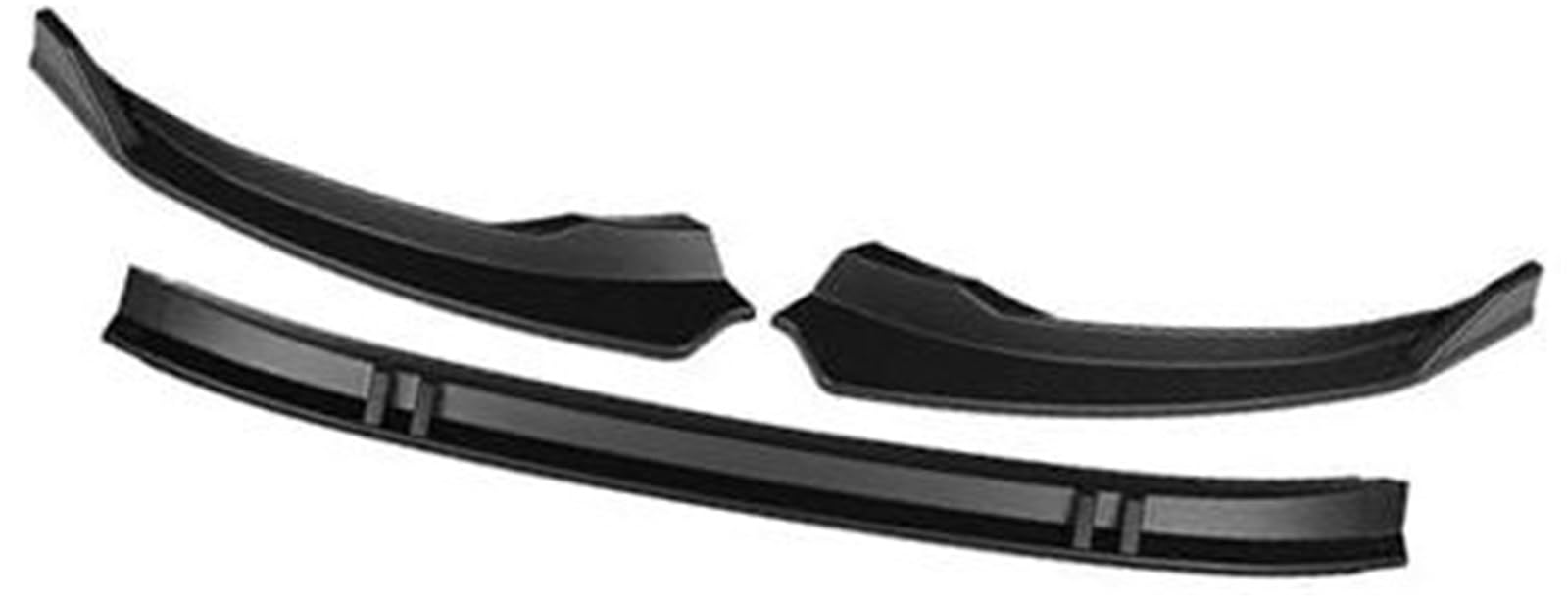 MKVAXR Auto-Frontspoiler, for A3 2021–2022, Auto-Frontstoßstangen-Splitter, Diffusor, Lippenschutz, Spoilerlippenschutz, Frontstoßstangen-Lippenspoiler Frontspoiler-Kit(Black Matte Black) von MKVAXR