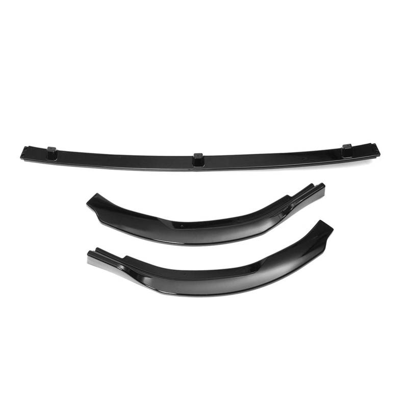 MKVAXR Auto Frontstoßstange Lip Body Kit Spoiler Schutzabdeckung Diffusor Deflektorlippen, for Toyota, Camry L LE XLE 2018 2019 Stoßstangenlippenabweiser(Glossy Black) von MKVAXR