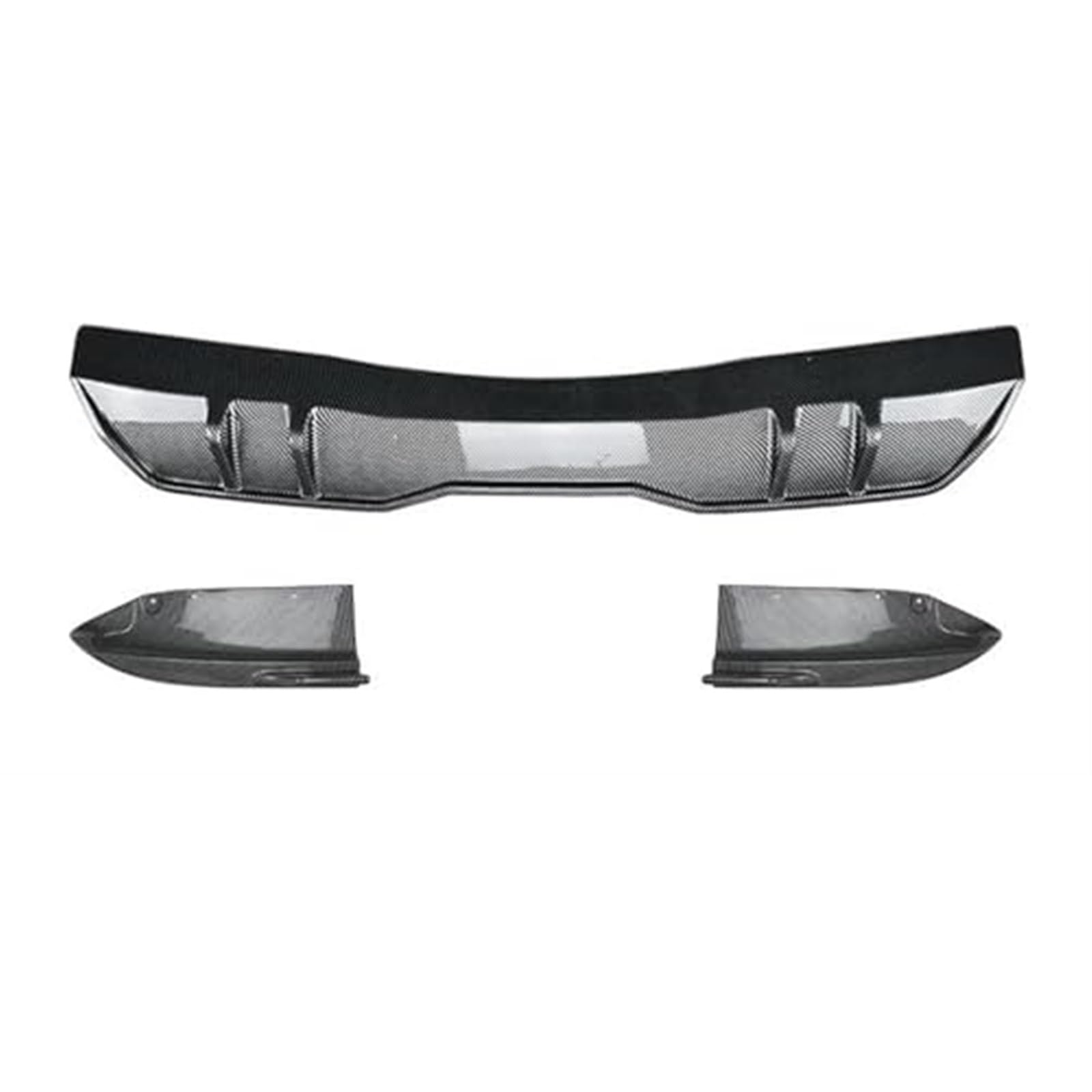 MKVAXR Auto Heckspoiler Heckspoilerlippe Heckspoiler Eckspoiler Carbon/Schwarz Außenschutz Zubehör, for, for X5 G05 2019+ Heckspoiler(Carbon Look Set) von MKVAXR