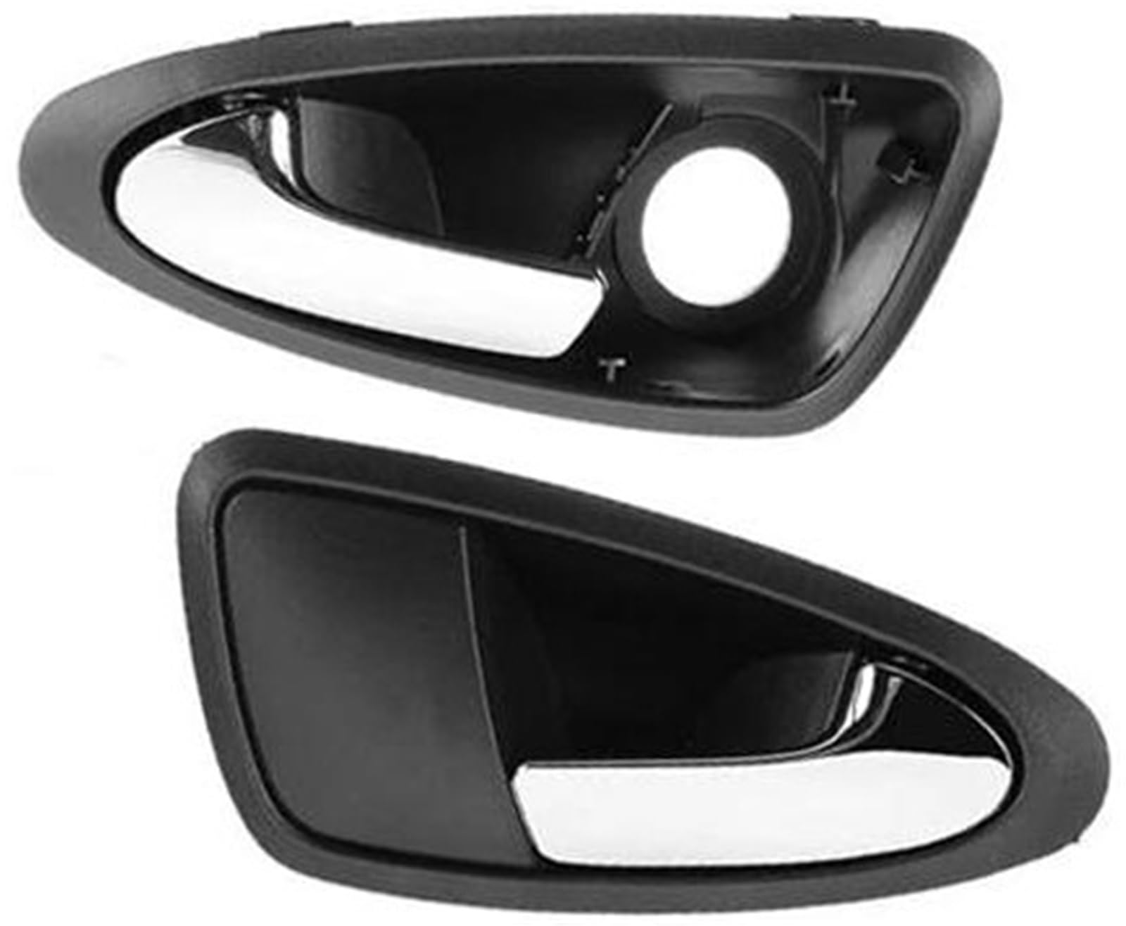 MKVAXR Auto-Innentürgriff, Auto vorne Links rechts, Innentürinnengriff, for Sitz, for Ibiza 2009 2010–2012 6J1837113A 6J1837114A Auto-Innentürgriffe(Black Kit) von MKVAXR