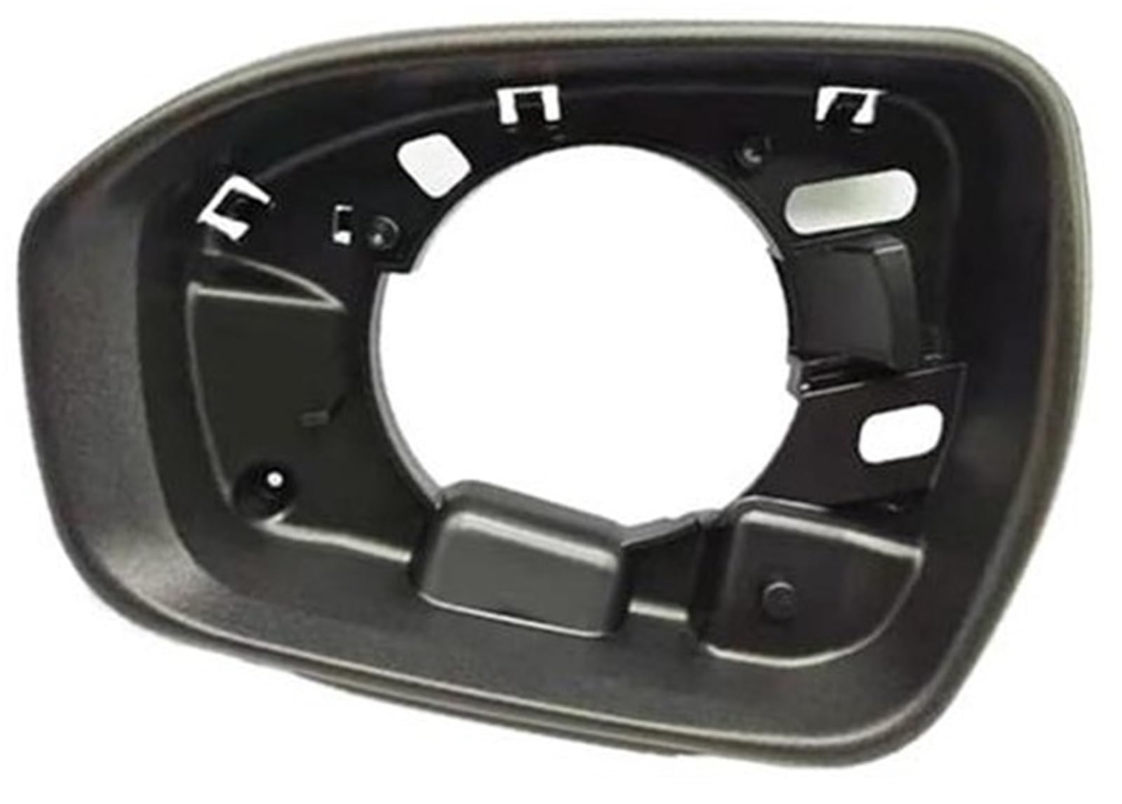 MKVAXR Auto-Rückspiegelkappe, for Mondeo, 4 MK4 2013–2019, Auto-Schwarz-Weiß-Seitenspiegel-Rahmenhalter, Rückspiegel-Gehäuserahmen Außenspiegel-Stützrahmen(Black-Left) von MKVAXR